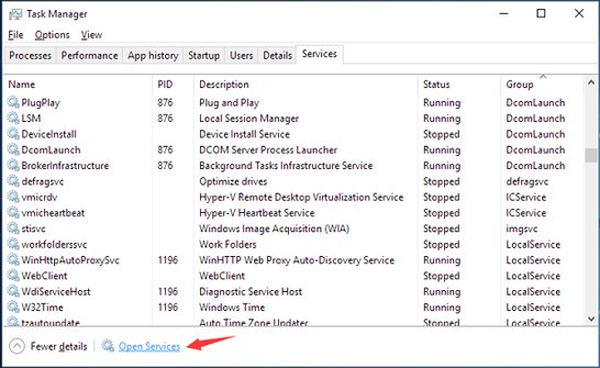 Service Host Local System High Disk Usage